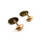 Victorian / Edwardian Small Seed Pearl Goldtone Cufflinks