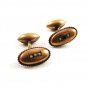 Victorian / Edwardian Small Seed Pearl Goldtone Cufflinks