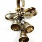 Mexican Taxco Sterling Christmas Wedding Bells & Holly Brooch Signed 81814