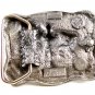 1985 Farmer Hay Shovel Work Horse Belt Buckle 51514 by Bergamont