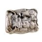 1985 Farmer Hay Shovel Work Horse Belt Buckle 51514 by Bergamont