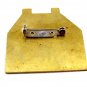 Copper Brass House With Heart Brooch by HMK.CDS 8414