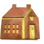 Copper Brass House With Heart Brooch by HMK.CDS 8414
