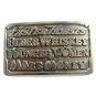 1977 Great American Buckle Faster Horses Older Whiskey Belt Buckle 10232013
