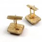 Goldtone & Creamy Coffee Cufflinks 04212014 Unsigned
