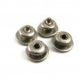 Deco Silvertone Mother Pearl Snap Link Cufflinks Bear Wilde KUM-A-PART 102714j