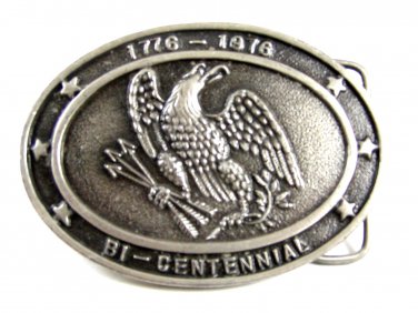 1776 - 1976 Bi - Centennial Belt Buckle Made In USA 62614