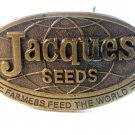1977 Jacques Seeds Farmers Feed The World Belt Buckle Limited Edition