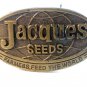 1977 Jacques Seeds Farmers Feed The World Belt Buckle Limited Edition