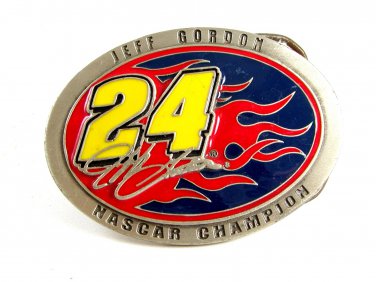 2006 Jeff Gordon Nascar Champion Pewter Belt Buckle 12112013rc