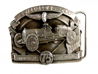 Indianapolish 500 75th Anniversary Limited Edition Belt Buckle by Casselberry