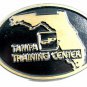 GP or CP Tampa Training Center Solid Brass Belt Buckle by Dyna Buckle 72214