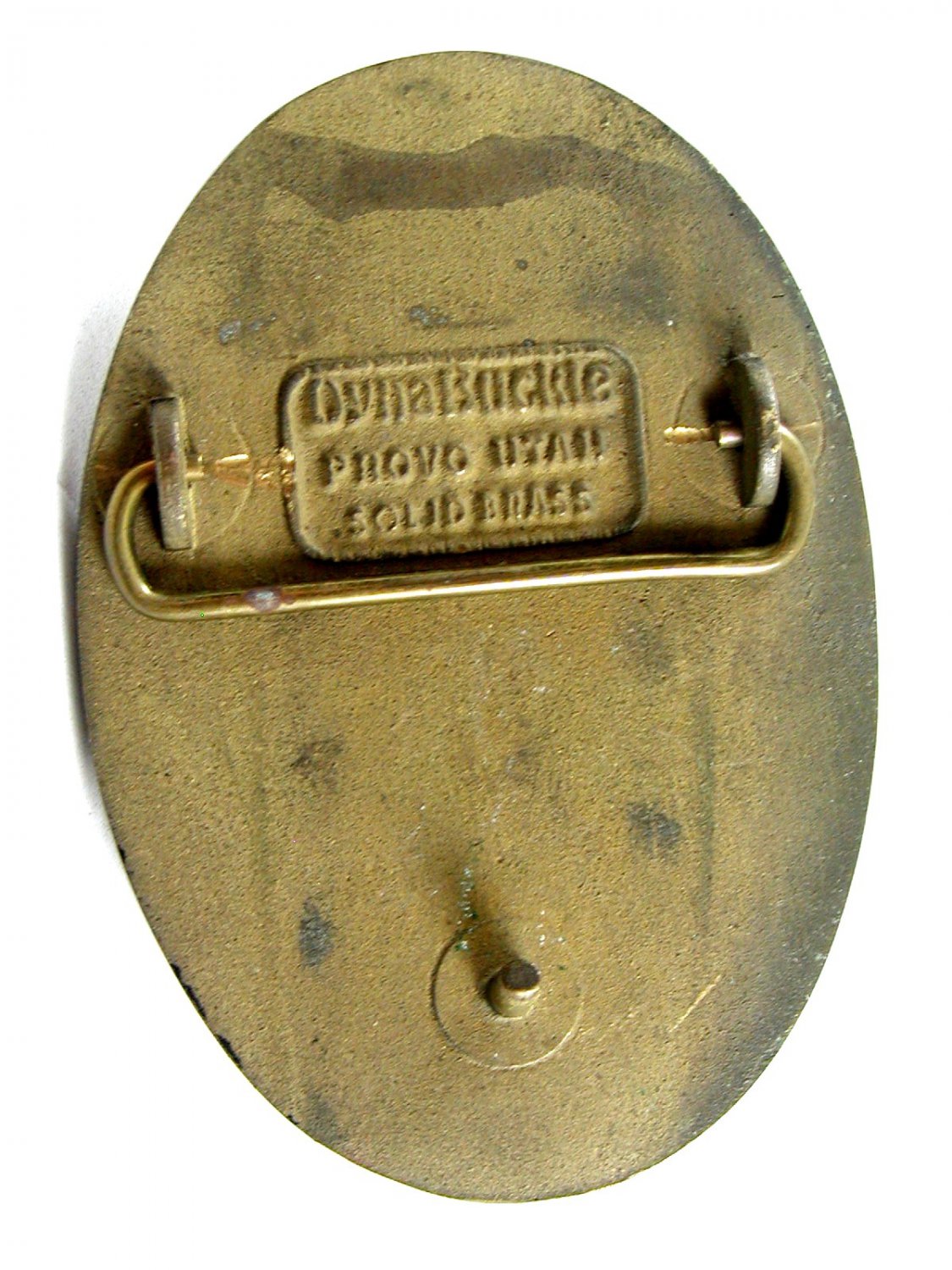 GP or CP Tampa Training Center Solid Brass Belt Buckle by Dyna Buckle 72214