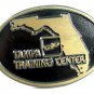 GP or CP Tampa Training Center Solid Brass Belt Buckle by Dyna Buckle 72214