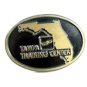 GP or CP Tampa Training Center Solid Brass Belt Buckle by Dyna Buckle 72214