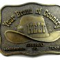 Your Brand of Country KELT Harlingen Texas Belt Buckle By RJ 101514