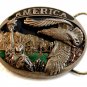 1985 C&J America Statue of Liberty & Eagle Belt Buckle 01012013dj