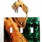 Rodeo Cowboy Broncho Busting Triple Light Switch Plate Steel Images USA 51315