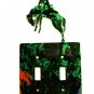 Cowboy Rodeo Broncho Busting Double Light Switch Plate Steel Images USA 51315