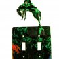 Cowboy Rodeo Broncho Busting Double Light Switch Plate Steel Images USA 51315