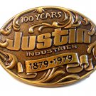 100 Years Justin Industries 1879 - 1979 Limited Edition Belt Buckle