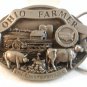 1987 Commemorative LImited Edition Ohio Farmer Belt Buckle