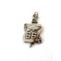 1966 Diploma Graduation Cap College University Charm / Pendant / Key 52714