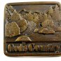 1976 Gods Country Belt Buckle 6914 Signed Adezy