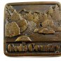 1976 Gods Country Belt Buckle 6914 Signed Adezy