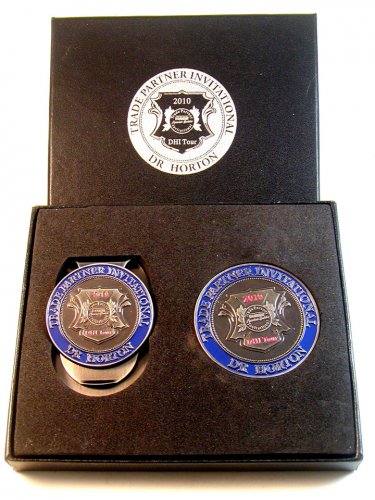 D. H. Horton Trade Partner Invitational Golf Money Clip & Seal MIB
