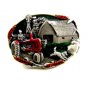 1981 Farmer Tractor Barn Wind Mill Belt Buckle by Bergamont