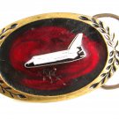 1981 Space Shuttle Enameled Belt Buckle 51514 by Heritage Buckles