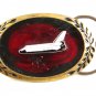 1981 Space Shuttle Enameled Belt Buckle 51514 by Heritage Buckles