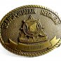 Transportation Regiment Spearhead of Logistics Brass Officer Belt Buckle 82814