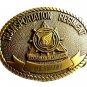 Transportation Regiment Spearhead of Logistics Brass Officer Belt Buckle 82814