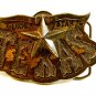 1980 Lone Star Texas Belt Buckle by Great American Buckle Co