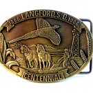 1886 - 1986 Langford South Dakota Centennial Belt Buckle by JADCO