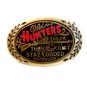 1981 Old Hunters Never Die They Just Stay Loaded Brass Belt Buckle