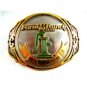Houston Farm & Ranch Club Belt Dr. Bill Watkins Buckle By ADM 61914
