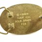 1983 God Guns Guts Made America Free Brass Belt Buckle by NAP 092614