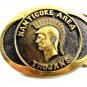 1978 Manticoke Area Trojans Brass Belt Buckle by BTS Made USA 092914