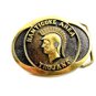 1978 Manticoke Area Trojans Brass Belt Buckle by BTS Made USA 092914
