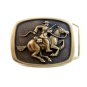 1978 Pony Express ? Man on Horse w/ Rifle Belt Buckle by BTS