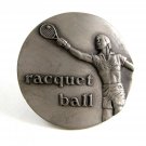 1979 Racquet Ball Belt Buckle by Indiana Metal Craft 4102014