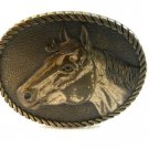 1981 Horse Head Western Cowboy Belt Buckle Signed Jason ADM