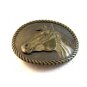 1981 Horse Head Western Cowboy Belt Buckle Signed Jason ADM
