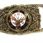 B.P.O.E. Elks Howdy Goldtone Belt Buckle Unmarked 121514