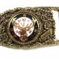 B.P.O.E. Elks Howdy Goldtone Belt Buckle Unmarked 121514