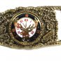 B.P.O.E. Elks Howdy Goldtone Belt Buckle Unmarked 121514