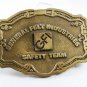 General Felt Industries Safety Team Belt Buckle By Hit Line USA 121614